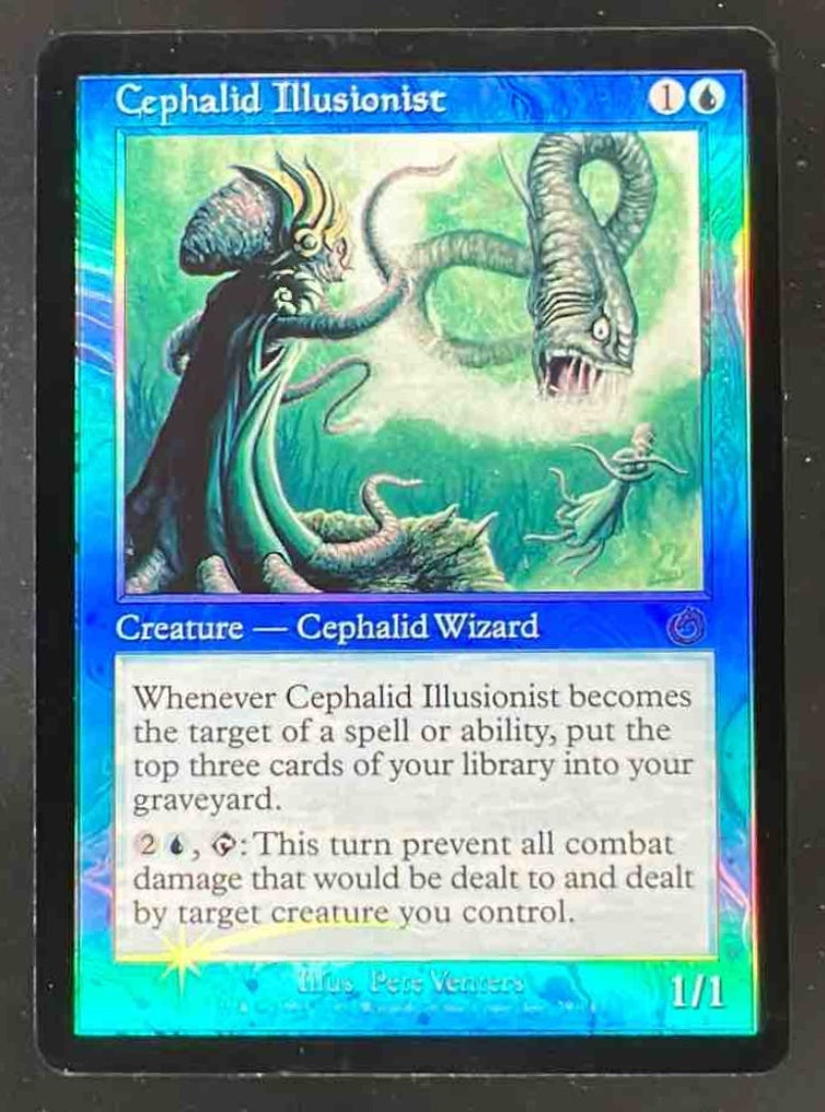 セファリッドの幻術師 Foil 英語 トーメントMTG Magic The Gathering Cephalid Illusionist - Torment TOR Foil