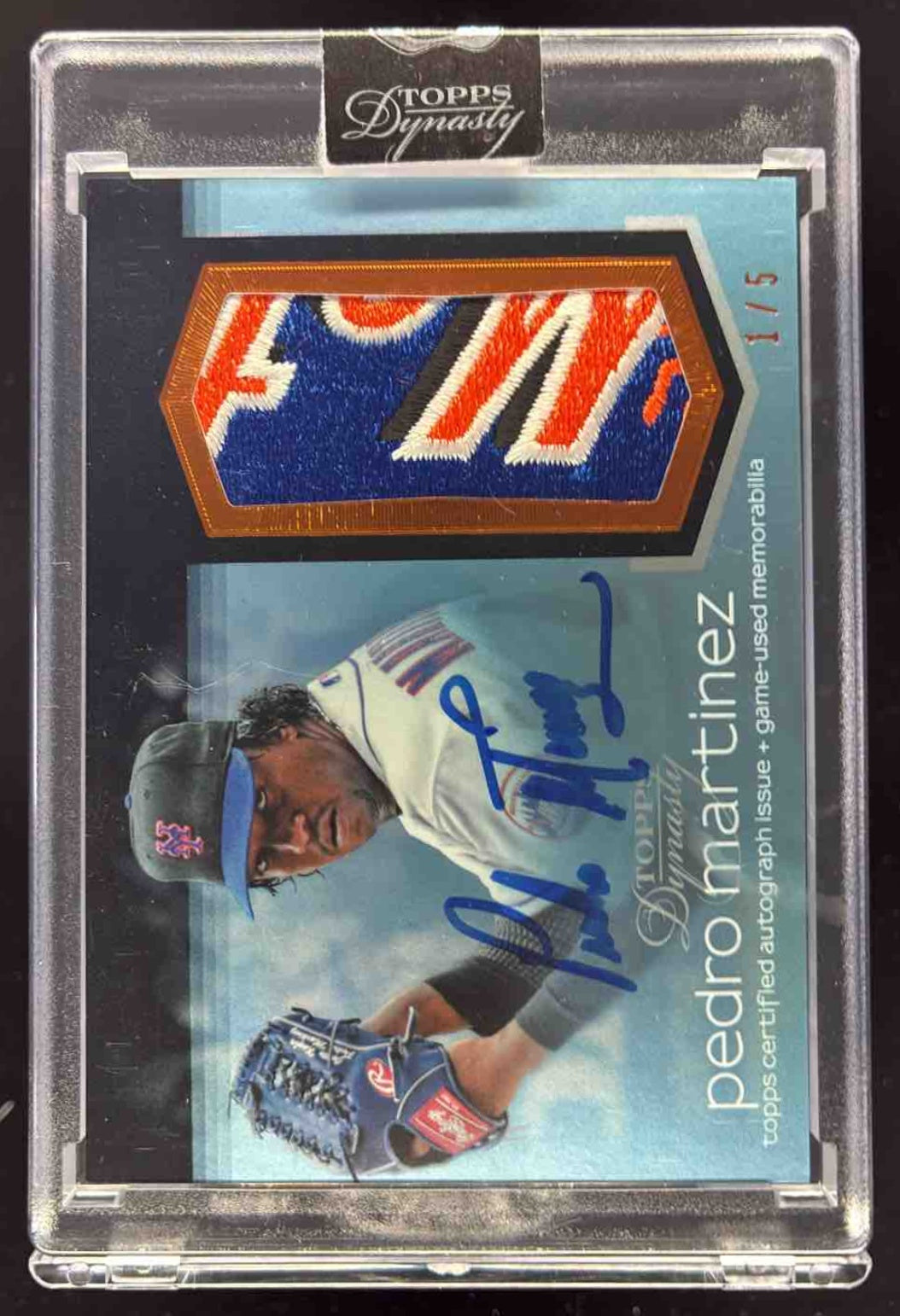 2018 Topps Dynasty Autographed Patch Blue #APPM8 Pedro