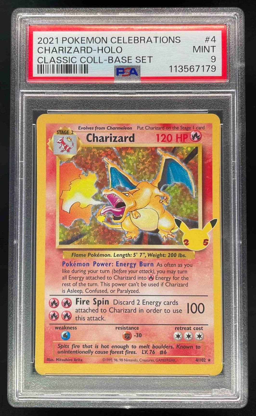 2021 Pokemon Sword Shield Celebrations Classic Collection #4/102 Chari –  Burbank Cards