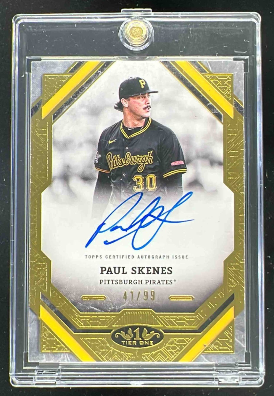 2025 Topps Tier One Tier One Autographs #T1A-PS Paul Skenes Auto