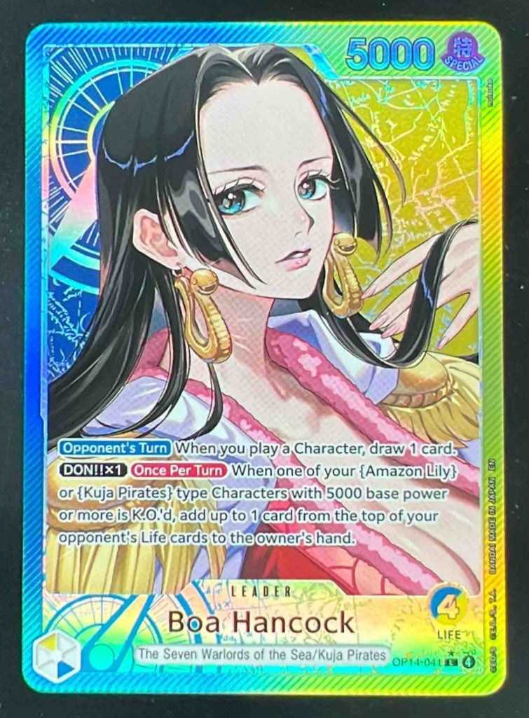 One Piece Boa Hancock - OP14-041 Alternate Art - The Azure Sea's