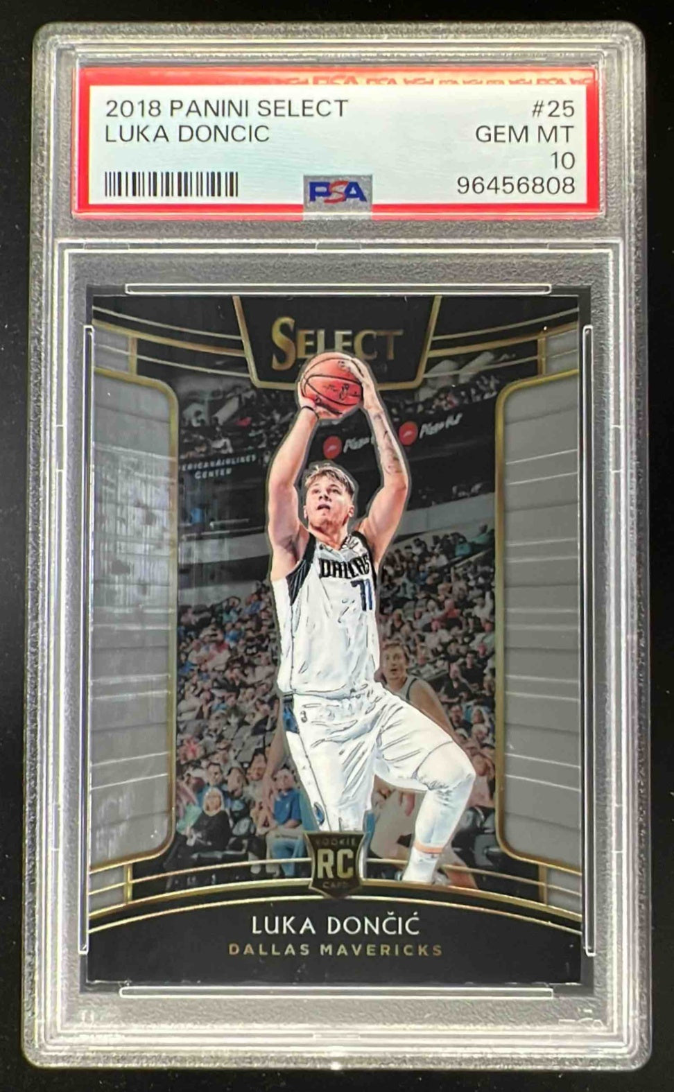 2018-19 Panini Select #25 Luka Doncic RC Concourse PSA 10