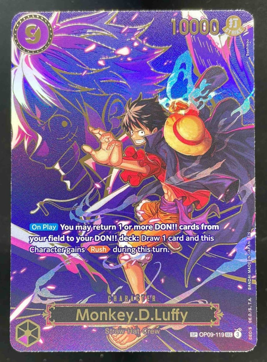 Monkey.D.Luffy - OP09-119 SP - Carrying On His Will OP13 – Burbank