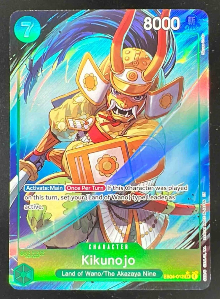 One Piece Kikunojo - EB04-012 Alternate Art - The Azure Sea's