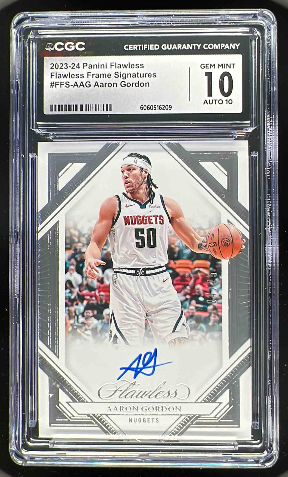 2023-24 Panini Flawless Shade Signatures #FSS-AGD Aaron