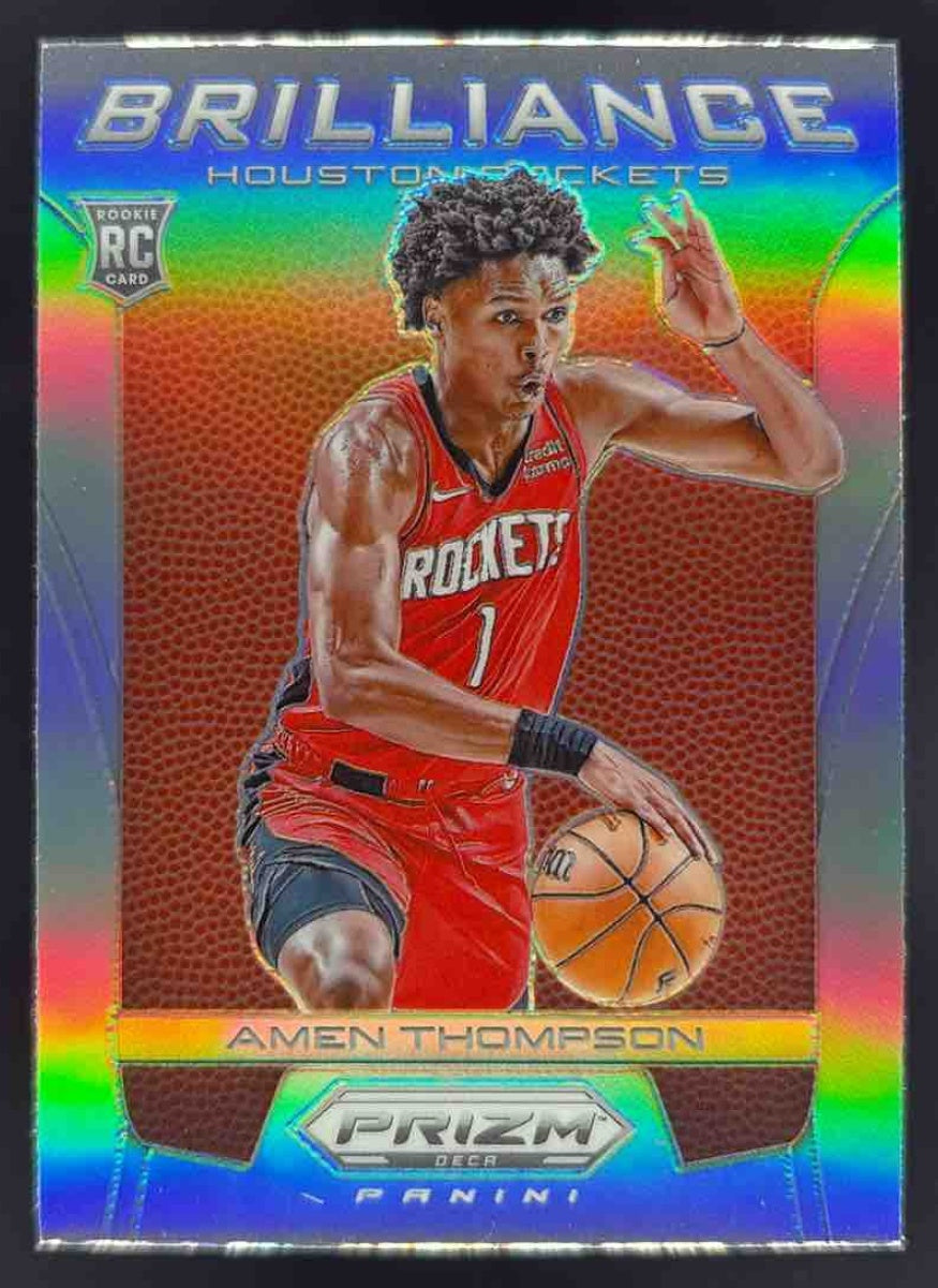 2023-24 Panini Prizm Deca Brilliance Silver #5 Amen Thompson