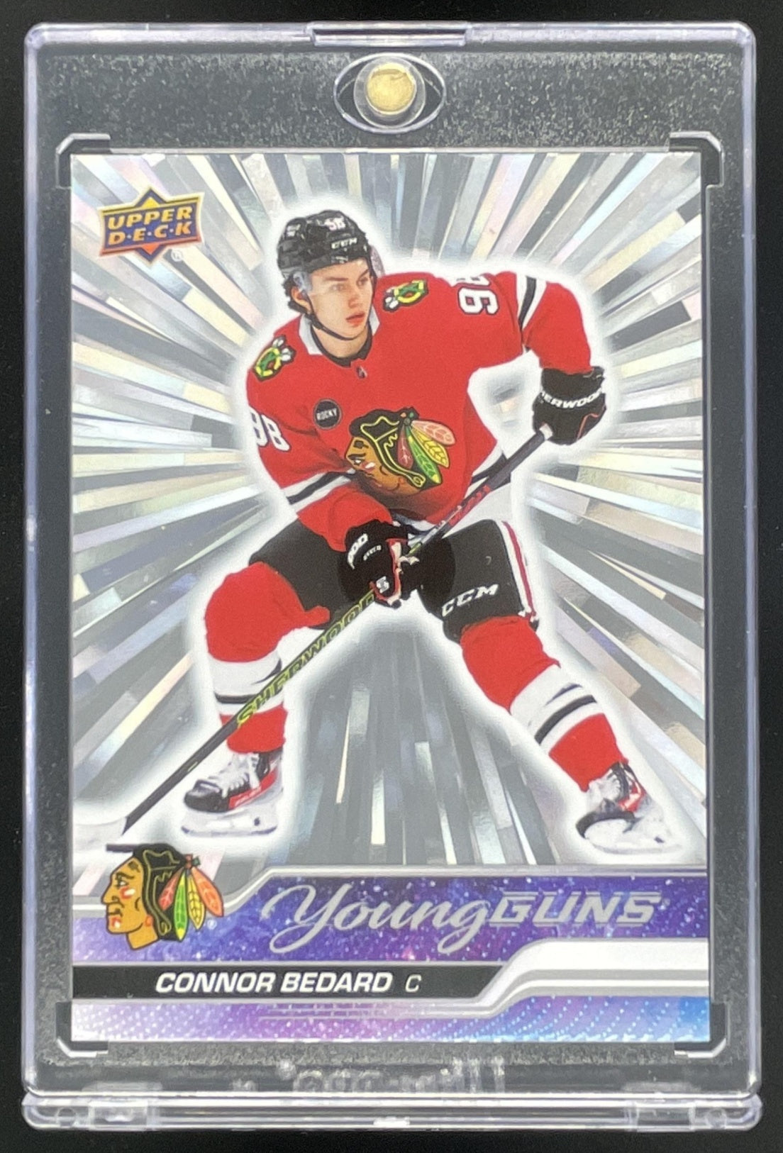 2023-24 Upper Deck Outburst Silver #451 Connor Bedard Young Guns