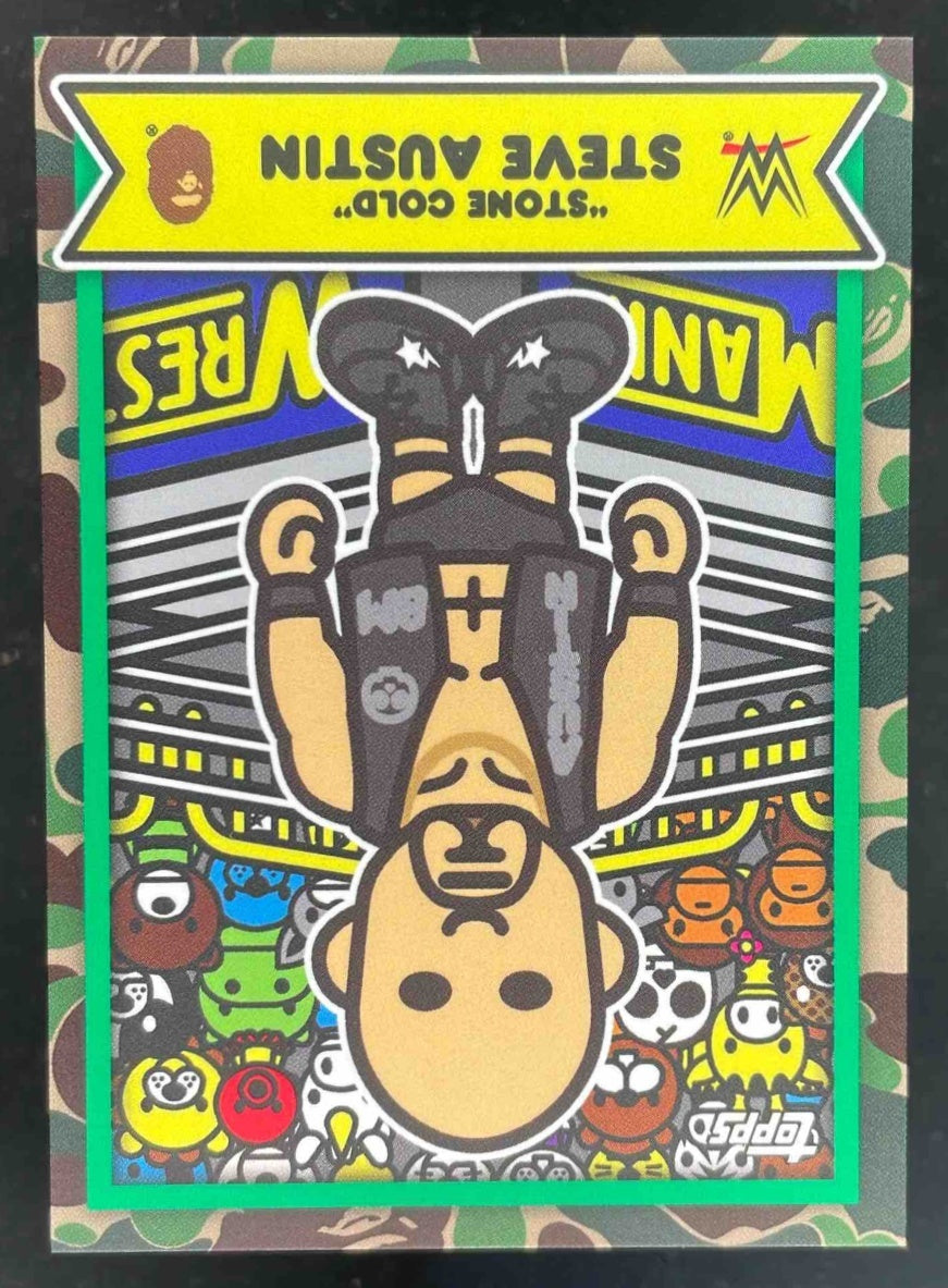 2025 Topps WWE x Bape Baby Milo Black Camo #6 