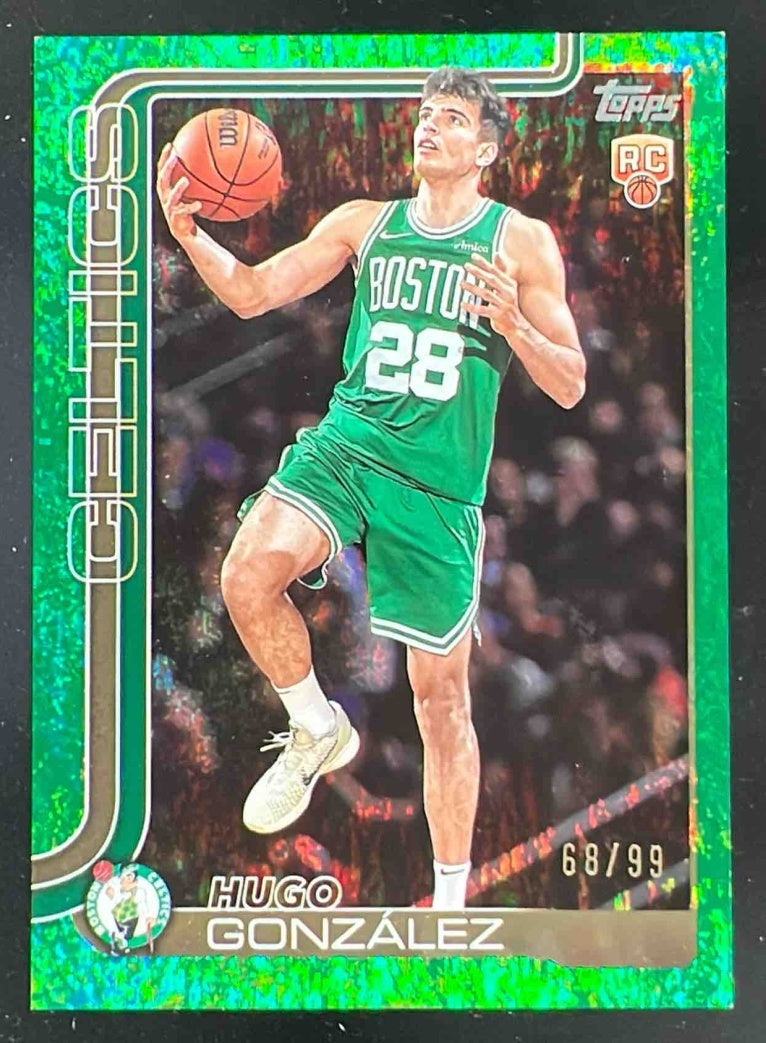 2025-26 Topps Green Holo Foil #228 Hugo Gonzalez RC /99 – Burbank