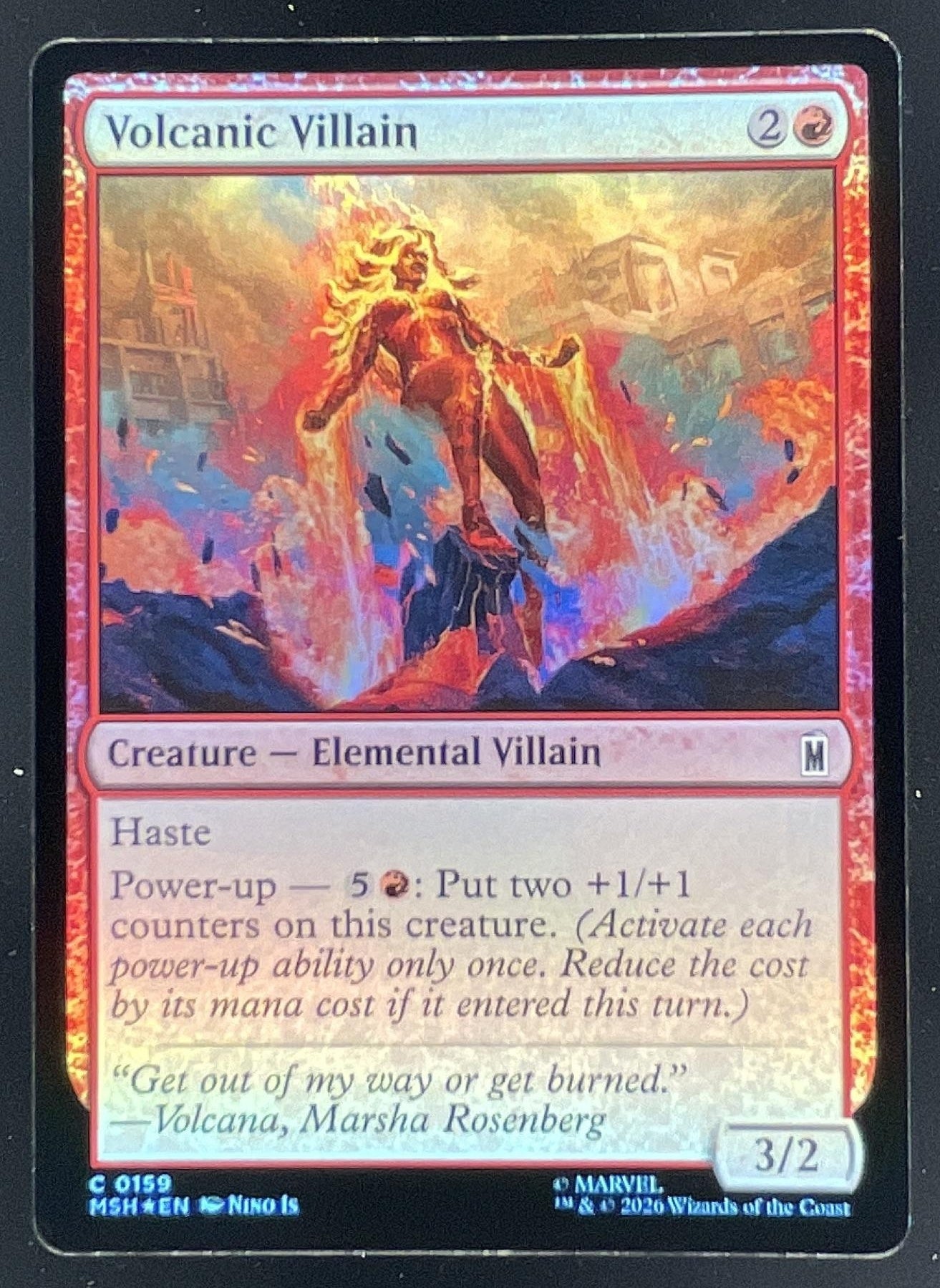 Volcanic  マジック：ザ・ギャザリング 2026 Magic: The Gathering Marvel Super Heroes #0159 Volcanic