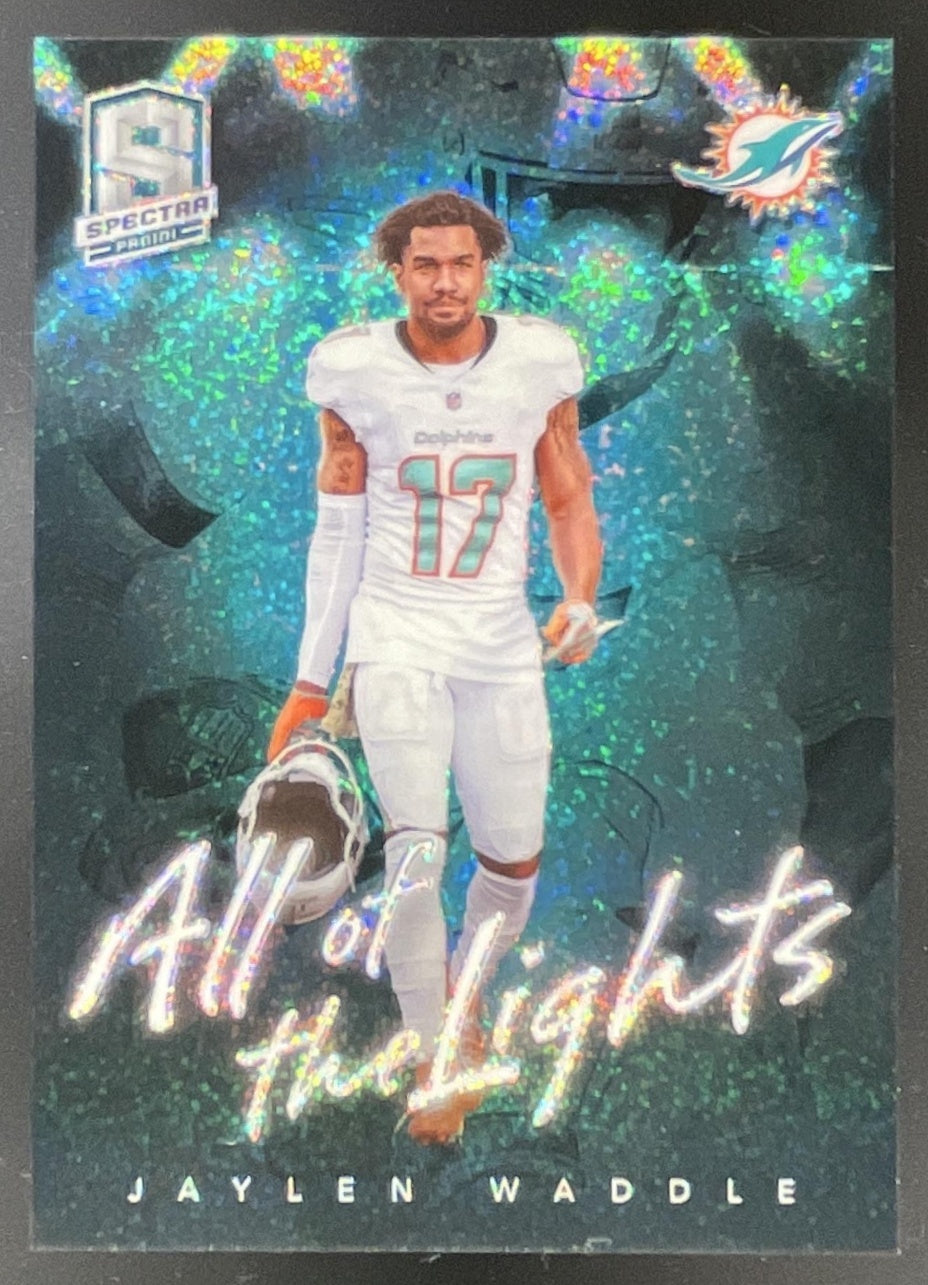 2024 Panini Spectra All of the Lights #AOL-JWE Jaylen Waddle