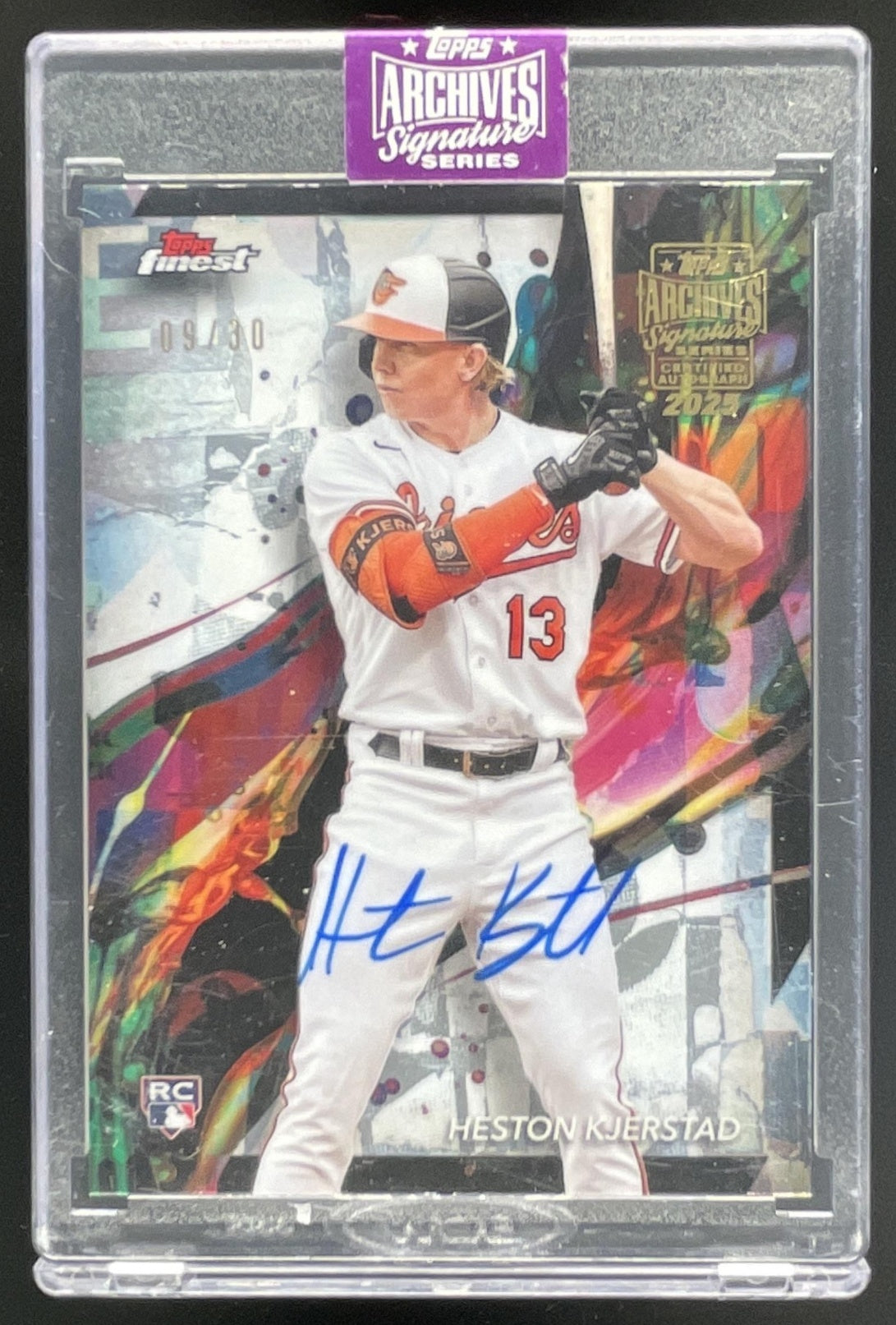 2025 Topps Archives Signature Series Autograph Heston Kjerstad