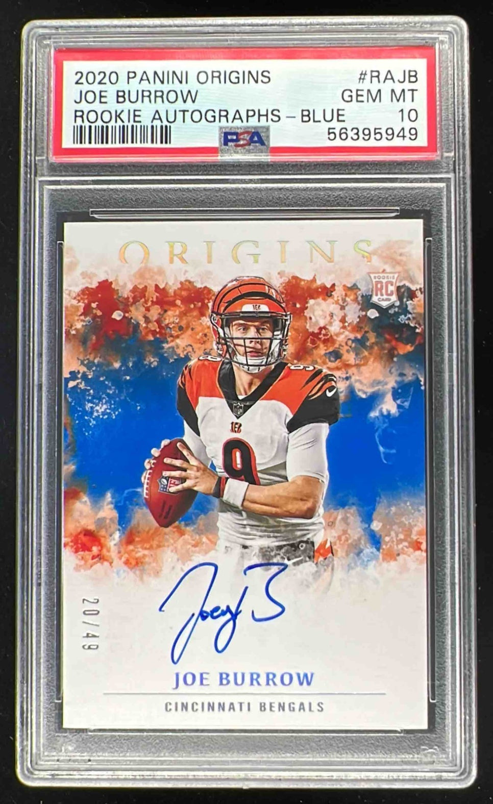 その他 Joe Burrow RC Auto panini 2020 Panini Phoenix Joe Burrow Football RC Rookie Patch Auto RPA