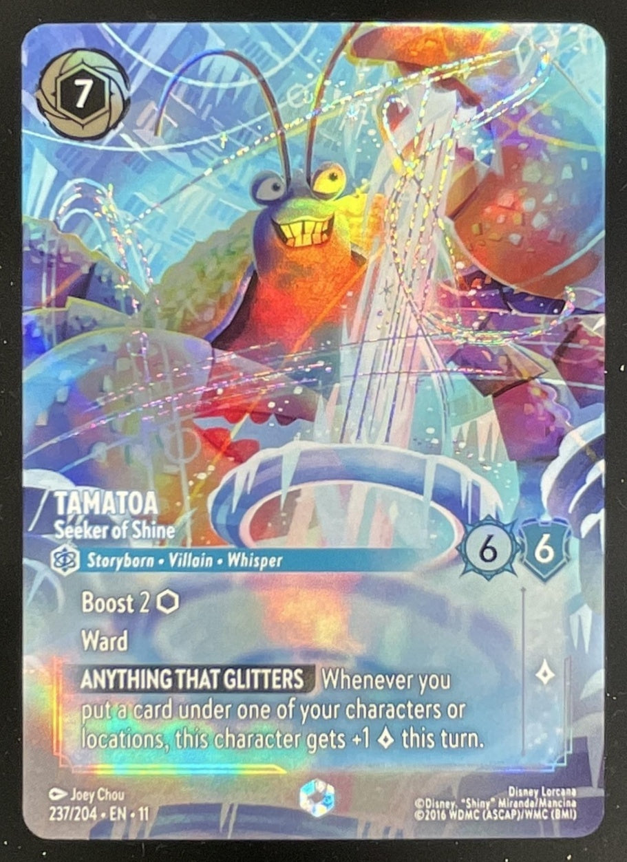 2026 Disney Lorcana: Tamatoa - Seeker of Shine Enchanted