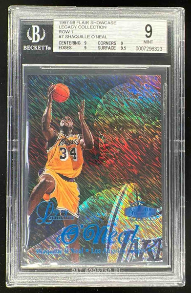 1997 Fleer Flair Showcase Legacy Collection Row 1 #7 Shaquille O