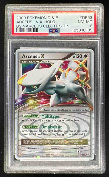 2009 Pokemon D & P Arceus Collector's Tin #DP53 Arceus LV X Holo