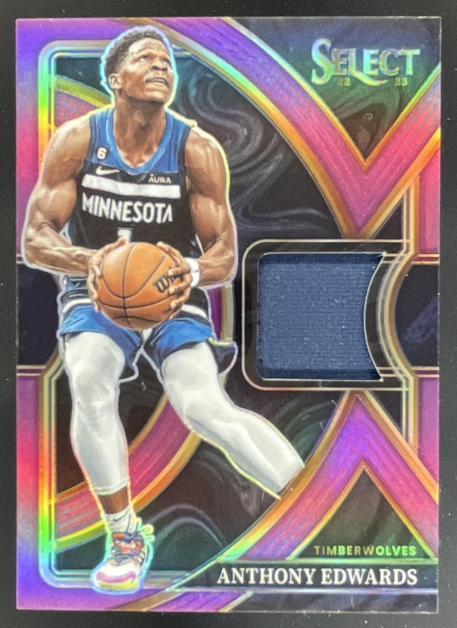2022-23 Select Selective Swatches Purple Prizms #SS-AE Anthony
