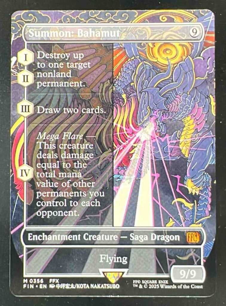 2025 Magic: The Gathering Final Fantasy #0356 Summon: Bahamut BL Rare –  Burbank Cards