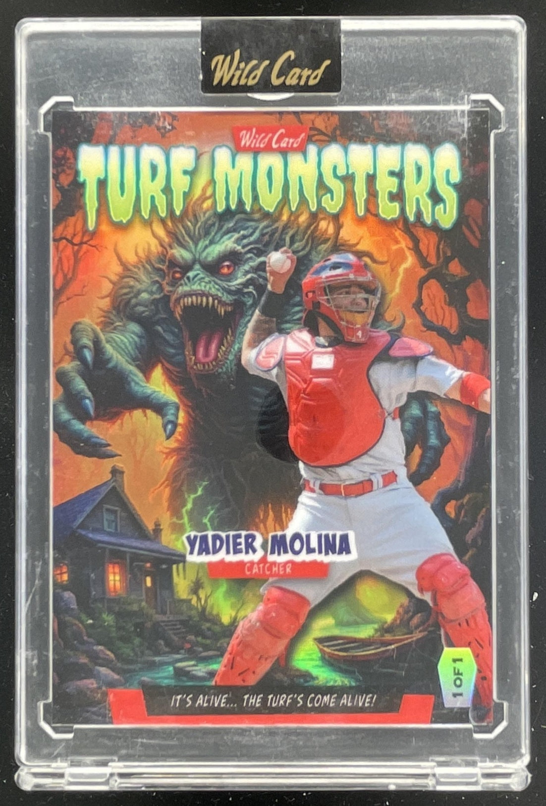 2025 Wild Card True Monsters #TMSM-YM Yadier Molina 1/1 – Burbank