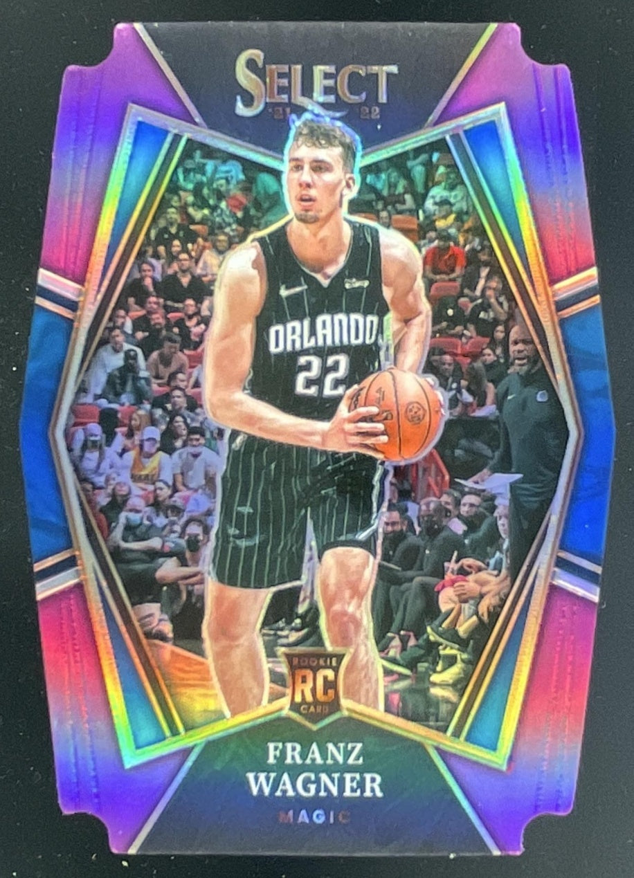 2021-22 Select Purple Prizms Die Cut #120 Franz Wagner RC Premier