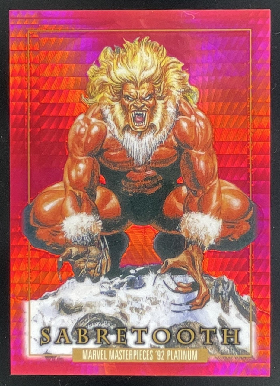 2024 Upper Deck Marvel Masterpieces '92 Platinum Red Prism #78