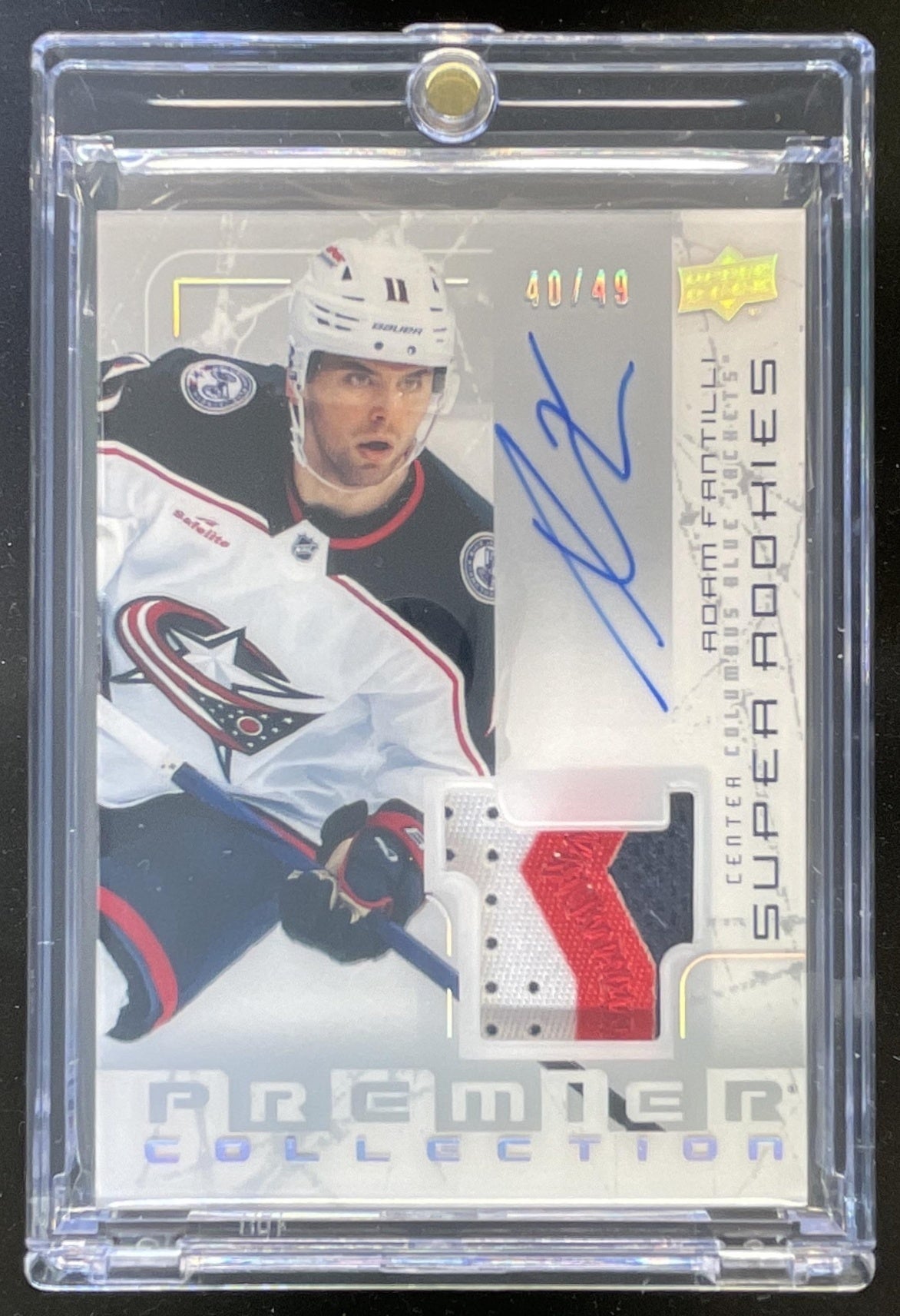 2023-24 Upper Deck Premier 2003-04 Patch Auto #SRR-AF Adam