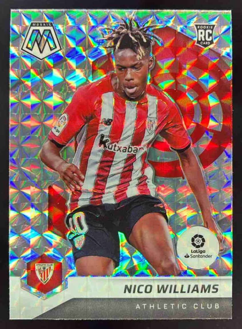 2021 Panini Mosaic La Liga Mosaic #5 Nico Williams RC – Burbank Cards