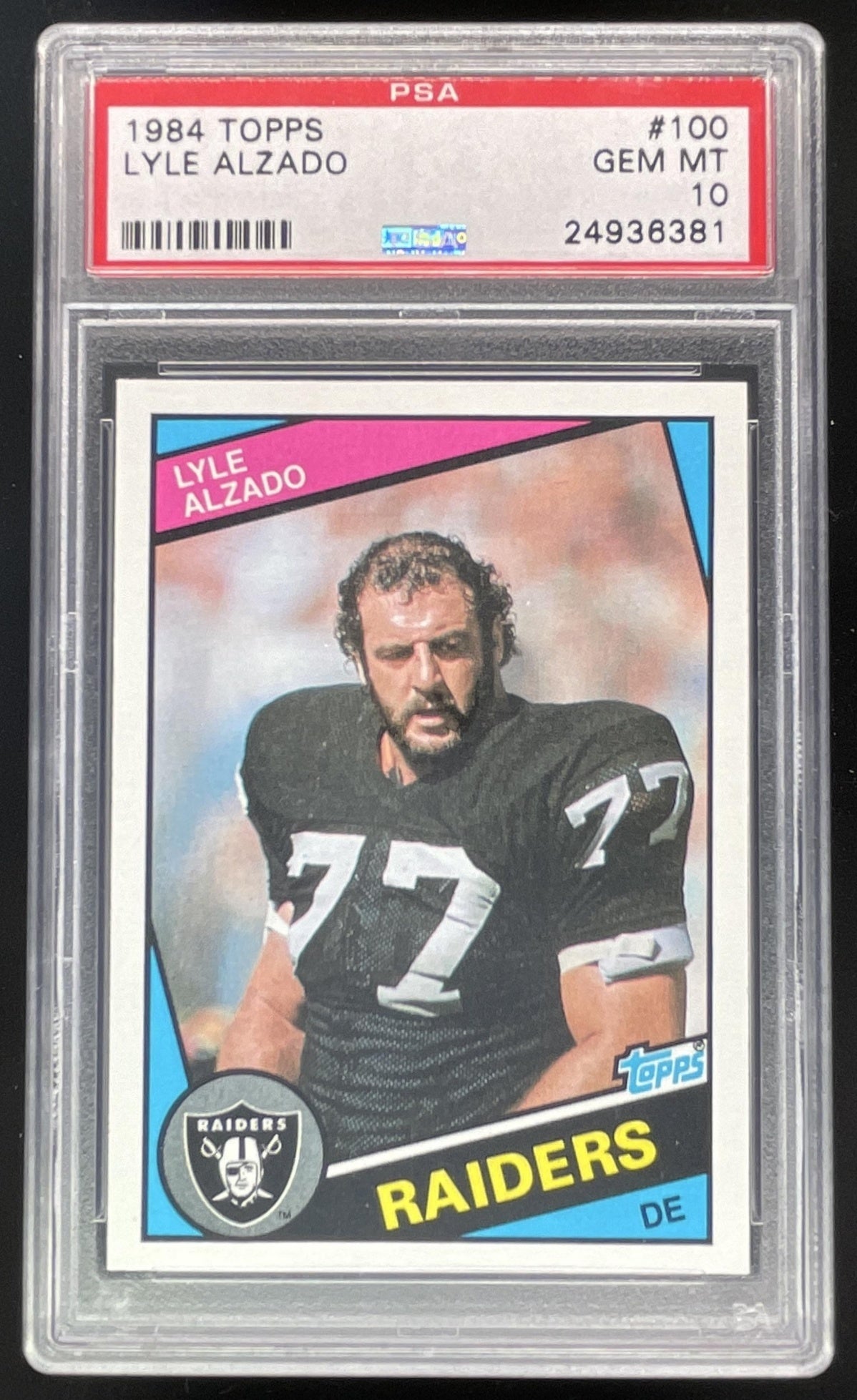 1984 Topps #100 Lyle Alzado PSA 10 – Burbank Cards