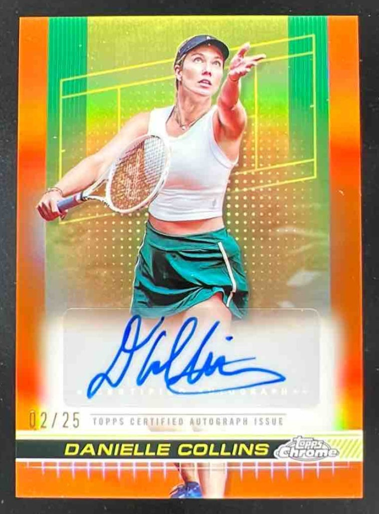 2024 Topps Chrome Autograph Orange Refractor #TCA-DCS Danielle