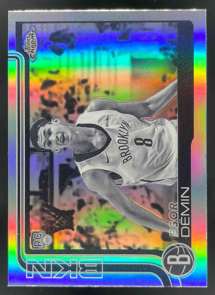 2025-26 Topps Chrome Negative Refractor #258 Egor Demin RC