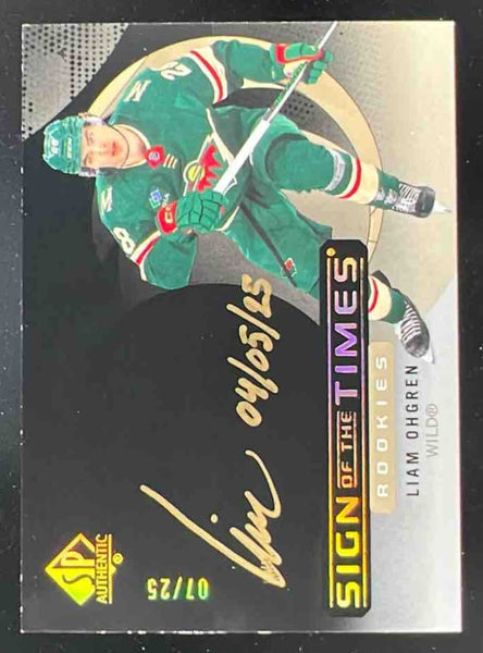 2024 SP Authentic Sign of the Times Rookies Black #SOTTR-LO Liam