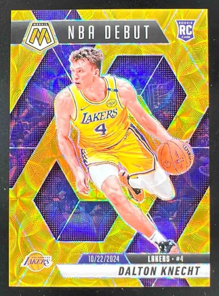 2024-25 Panini Mosaic International Gold Mosaic #264 Dalton Knecht
