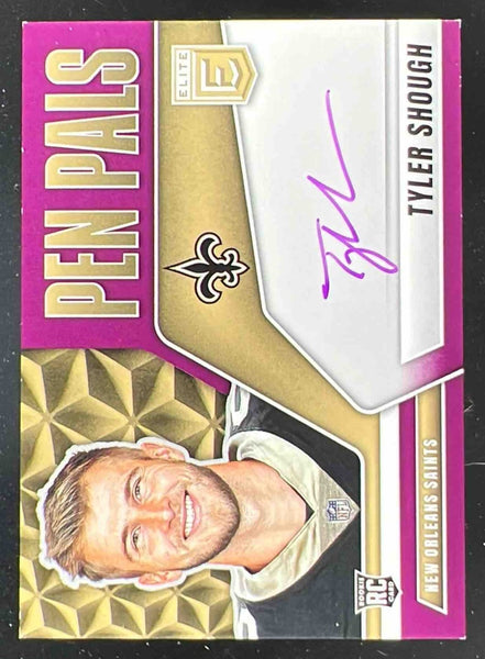 2025 Donruss Elite Pen Pals Horizontal Purple Ink #PP-TSH Tyler
