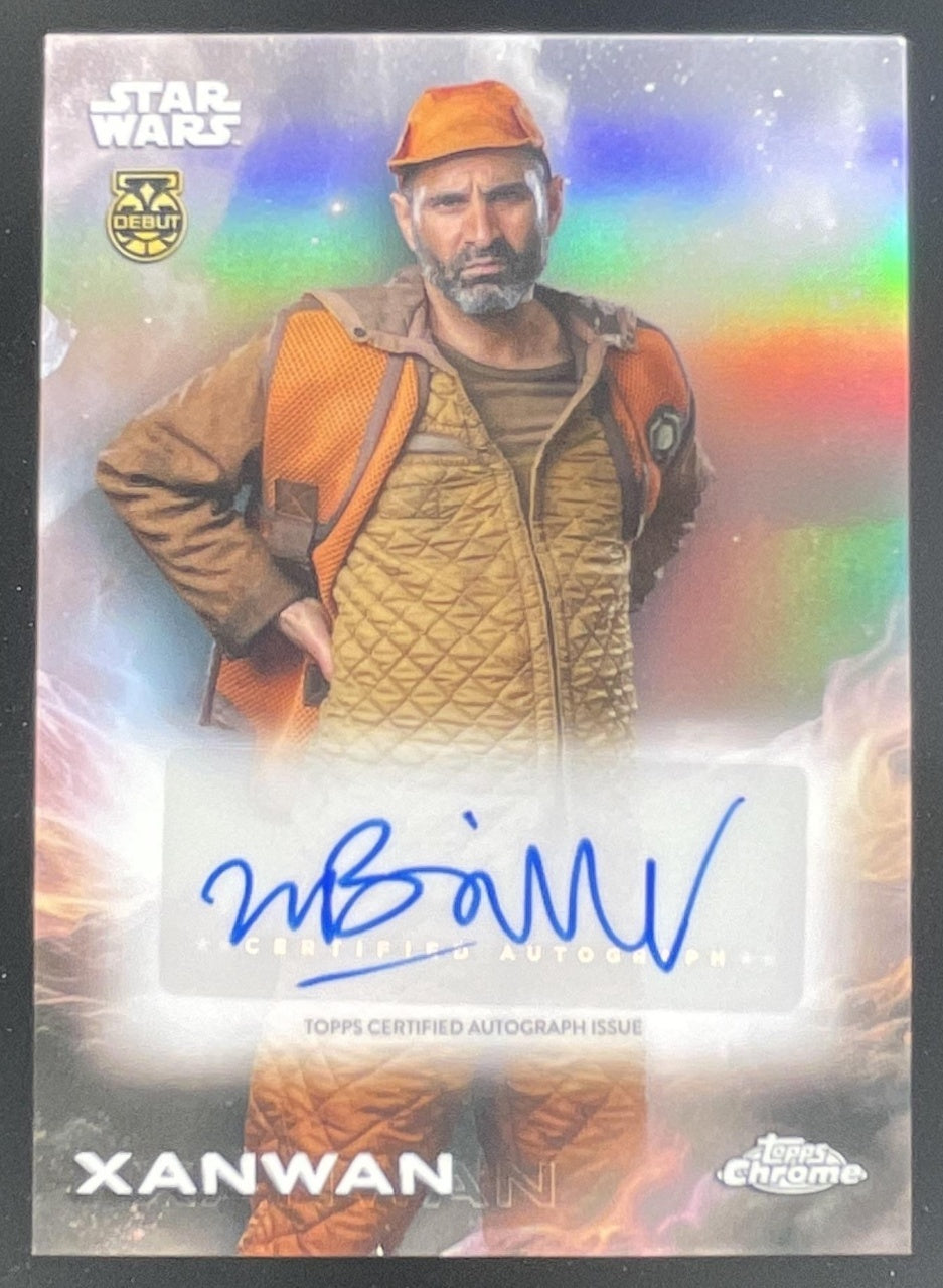 2025 Topps Chrome Star Wars Sapphire Autographs #A-ZV Zubin Varla