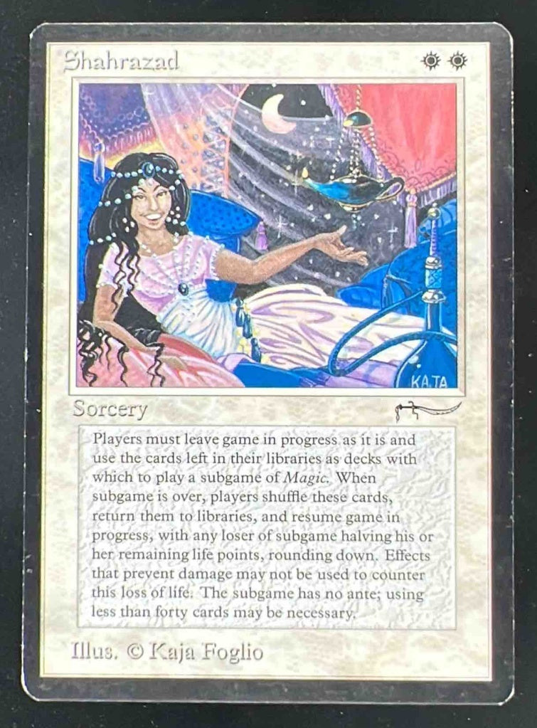 1993 Magic: The Gathering Arabian Nights #NNO Shahrazad 1993 Magic: The Gathering Arabian Nights #NNO Shahrazad