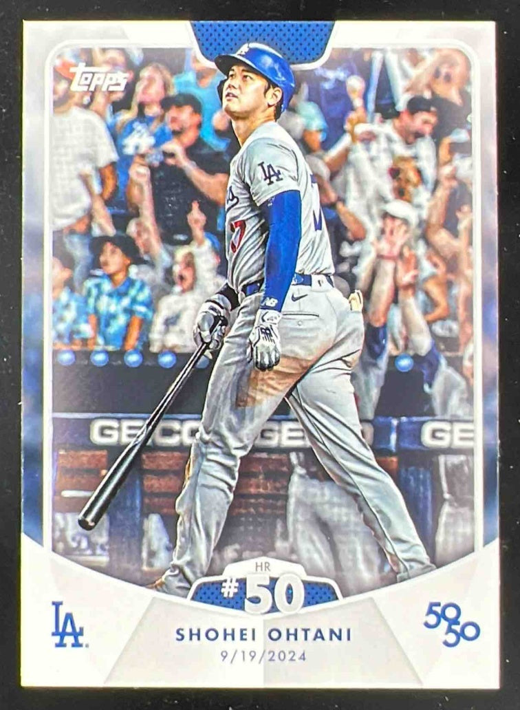 2024 Topps 50/50: Shohei Ohtani #100 Shohei Ohtani – Burbank Cards