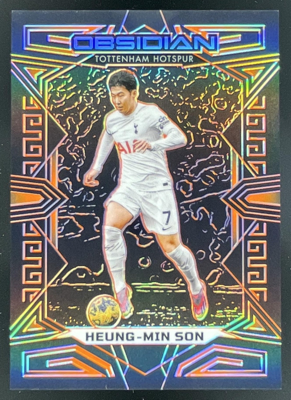 2023-24 Panini Obsidian Electric Etch Orange #117 Heung-Min Son