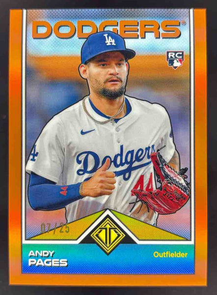 Andyページ 2024 Topps Transcendent Collection Image Variations Orange #23