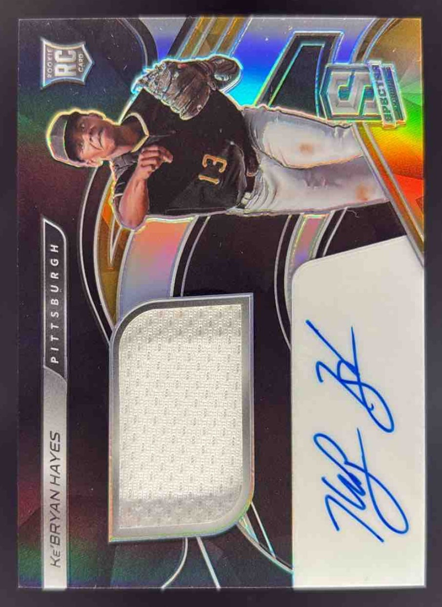 2021 Panini Spectra Rookie Jersey Autographs #128 Ke Bryan Hayes
