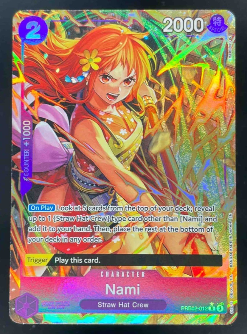 2025 One Piece The Best Vol. 2 Promo #PRB02-012 Nami – Burbank Cards