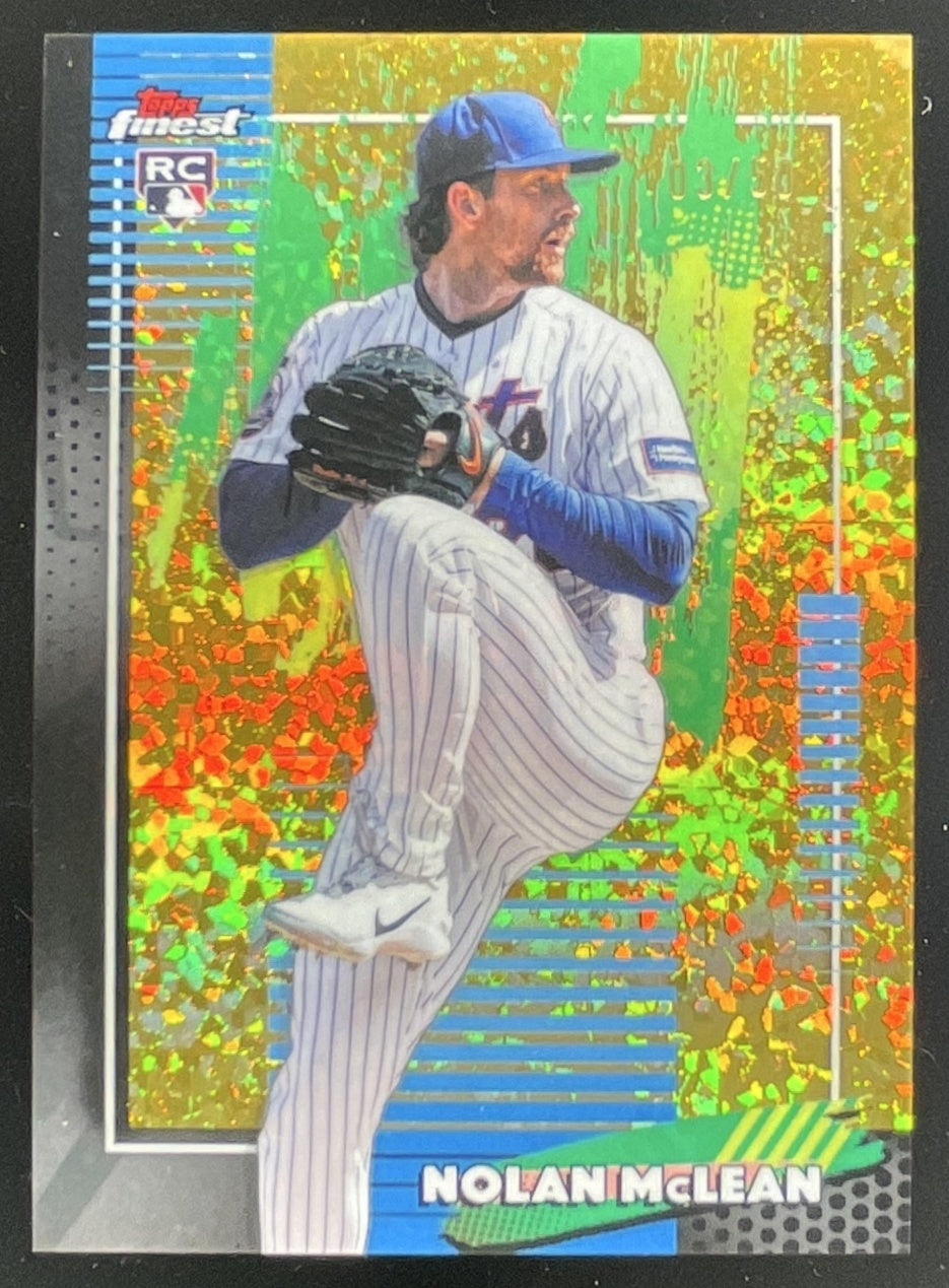 2026 Topps Finest Gold Mini-Diamond Refractor #62 Nolan McLean RC