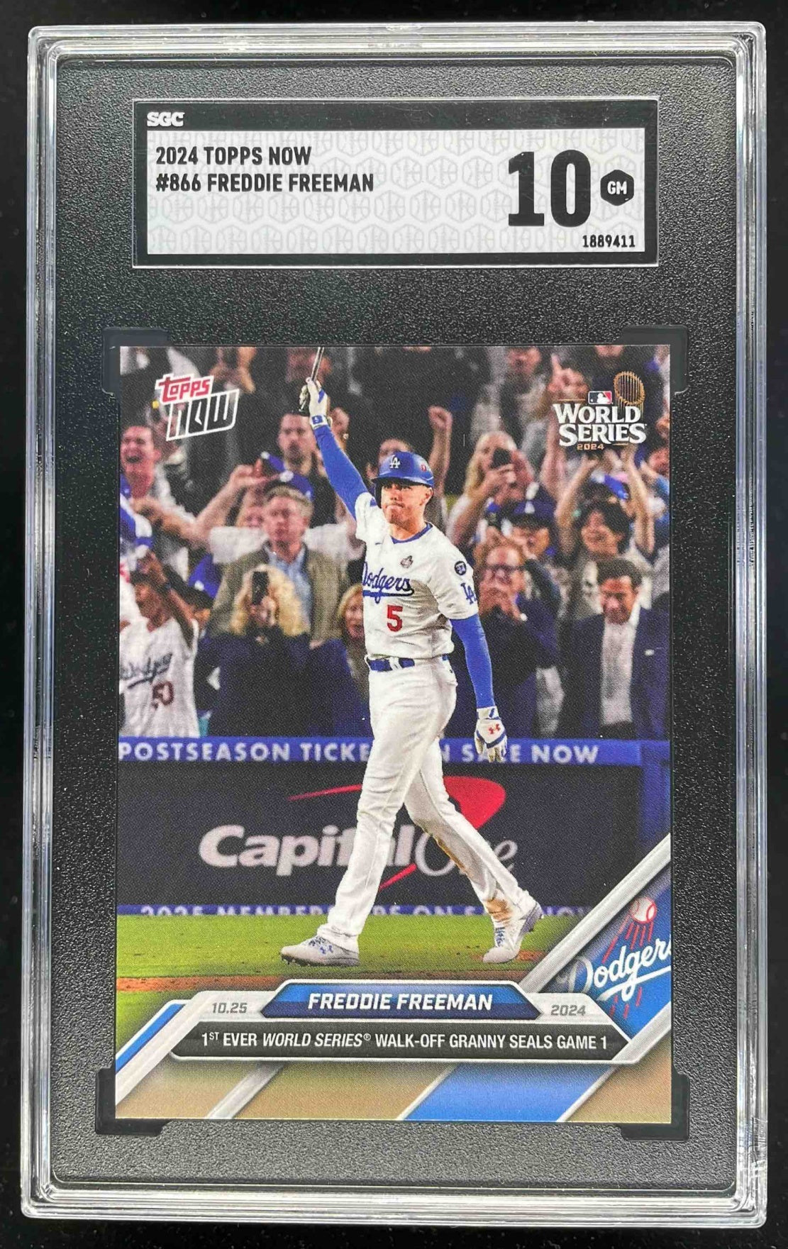 2024 Topps Now #866 Freddie Freeman SGC 10 – Burbank Cards