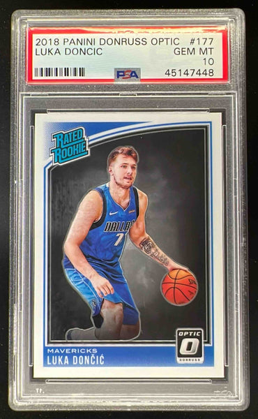 NBA カード Donruss Optic Luka Doncic PSA10 2018-19 Panini Donruss Optic #177 Luka Doncic RC PSA 10 – Burbank