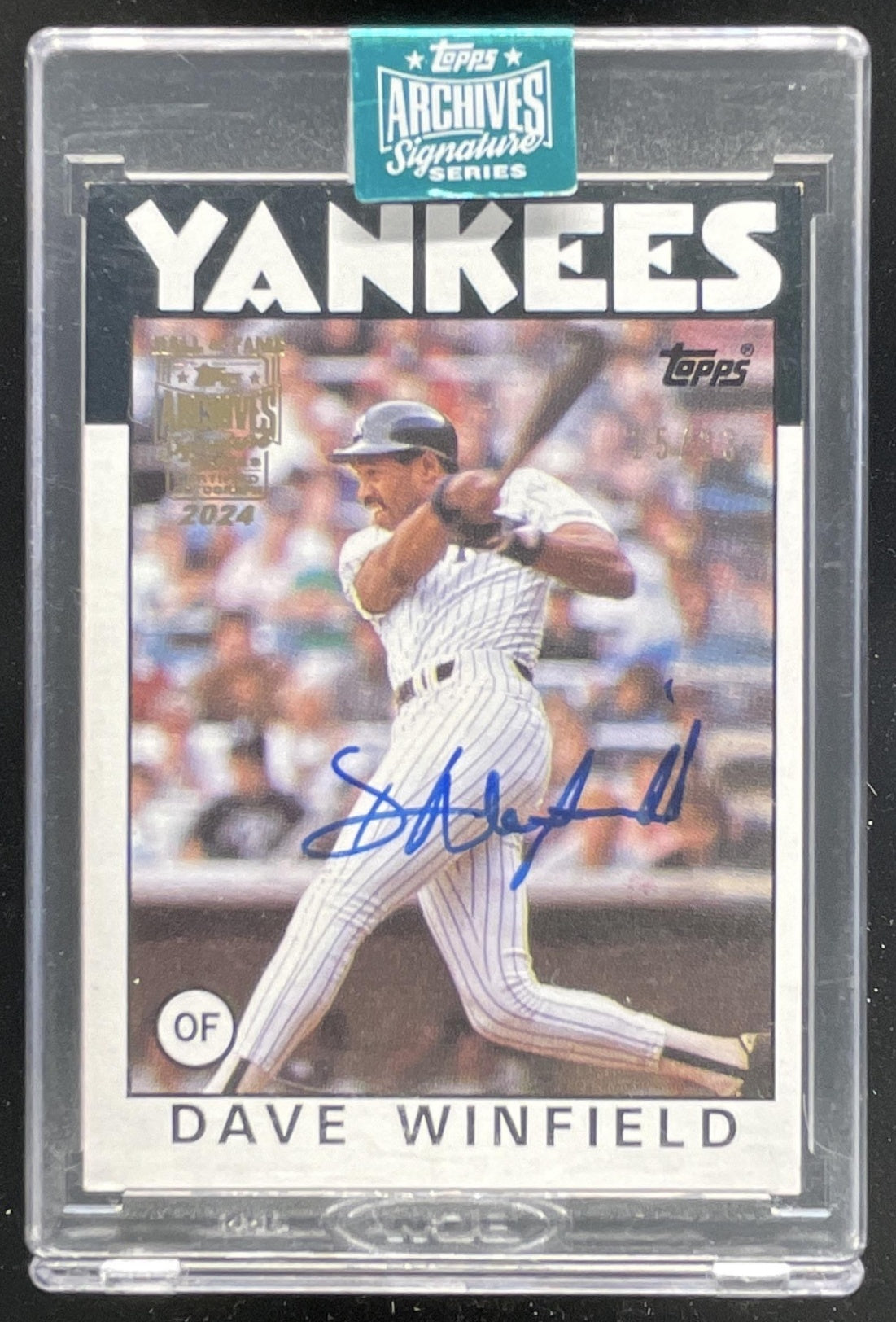 2024 Topps Archives Signature Series Autograph Dave Winfield Auto