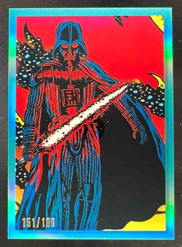 2023 Topps Star Wars Darth Vader's Aqua Lightsaber The Empire