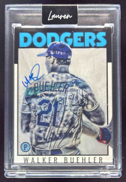 2021 Topps Project70 Artist Signed Teal Edition #597 Walker