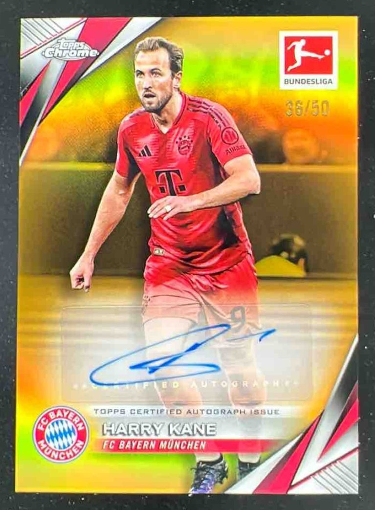 2024 Topps Chrome Bundesliga Autographs Gold Refractor #HK Harry