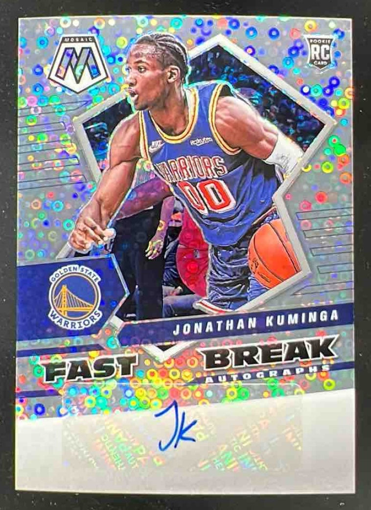2021-22 Panini Mosaic Autographs Fast Break #FBA-JKU Jonathan