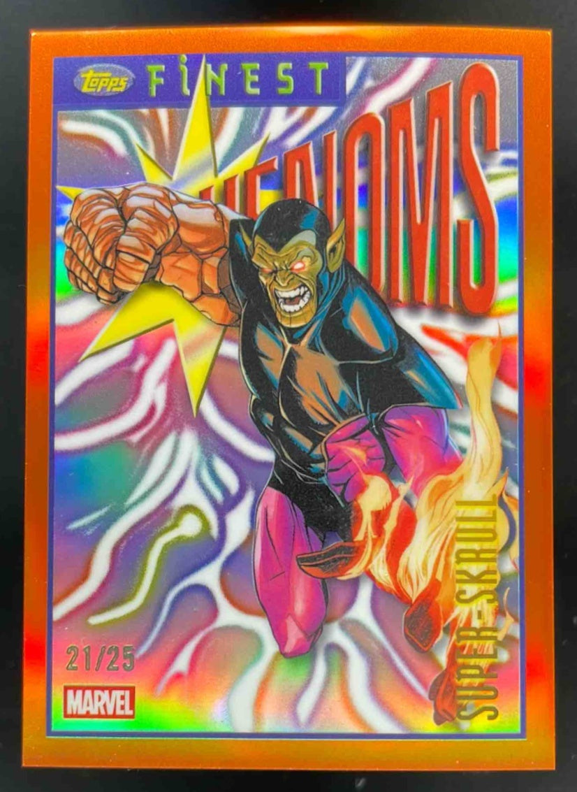 2026 Marvel Finest Fantastic Four Tribute 1996 Phenoms Orange