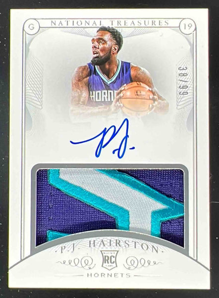 2014-15 Panini National Treasures #123 P.J. Hairston RC Auto /99